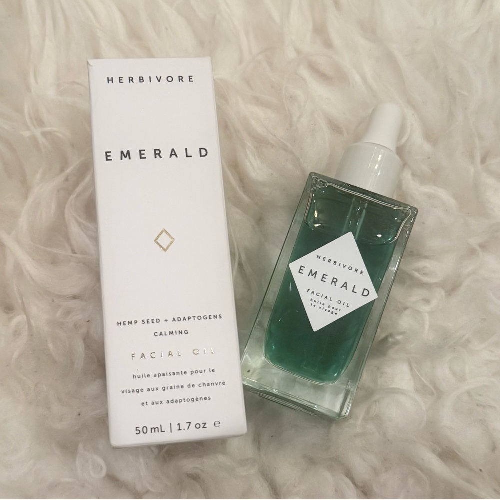 HERBIVORE EMERALD Hemp Seed + Adaptogens Calming Facial Oil*NWB